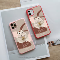 iPhoneXS/XR/max/11pro/11max/SE3非你莫鼠耐撞擊磨砂邊框手機殼