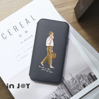 iPhone 11/11max/SE2/12/12mini 一百分的妳掀蓋皮革手機殼