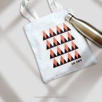 文青必備幾何造型 帆布包 / 帆布袋 / 肩背包