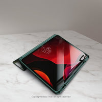 iPad case 12.9/Air5/iPad 9/mini 7 漫漫夏日 附筆槽平板保護套