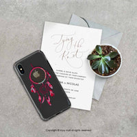 iPhone 14/14 Pro/13/12/11/SE3 捕夢網 透明耐衝擊防摔手機殼