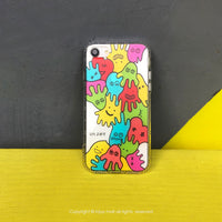 iPhone 13/13pro/12/11/SE3俏皮螢光精靈防摔耐震亮面手機殼