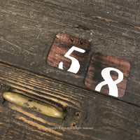 幸運數字 桌號牌 門牌 餐廳酒吧 青旅商店 辦公室 壁貼 標示牌