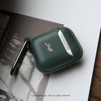 AirPods Pro 冬日雪山 客製英文名 保護套 TPU收納盒 附掛勾