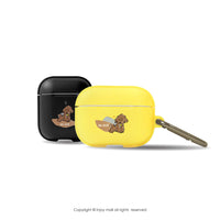 AirPods / AirPods Pro 焦糖貴賓犬保護套 TPU收納盒 附掛勾