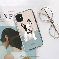 iPhone 16/15/14/13/12/SE3 英倫法鬥 透明耐衝擊防摔手機殼