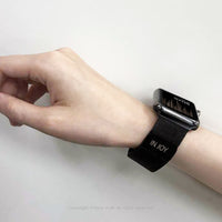 客製化禮物 Apple Watch series 不鏽鋼金屬錶帶客製專屬雷雕刻字