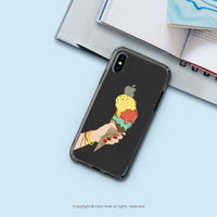 iPhone 14/14 Pro/13/12/11/SE3 冰淇淋戀曲 透明耐衝擊防摔手機殼