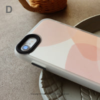 iPhone 16/15 手機殼∣法式浪漫幾何色塊 MagSafe 磁吸手機殼