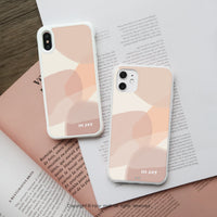 iPhone 16/15 手機殼∣法式浪漫幾何色塊 MagSafe 磁吸手機殼