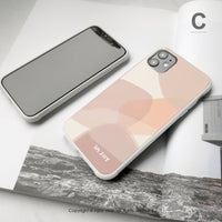 iPhone 16/15 手機殼∣法式浪漫幾何色塊 MagSafe 磁吸手機殼