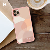 iPhone 16/15 手機殼∣法式浪漫幾何色塊 MagSafe 磁吸手機殼