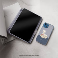 iPad case12.9/Air5/iPad 9/mini 7自由自在草泥馬附筆槽平板保殼