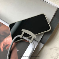 iPhone 17/16/15/14/13/12/SE3 賓士貓與麻吉 二合一防摔背繩手機殼