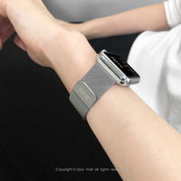 客製化禮物 Apple Watch series 不鏽鋼金屬錶帶客製專屬雷雕刻字