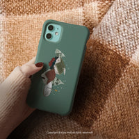 iPhone 17/16/15/14/13/12/SE3 聖誕假期 二合一防摔背繩手機殼