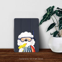 iPad 12.9/Air5/iPad 9/mini7系列 泳裝毛子 皮革平板保護套