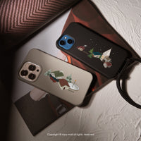 iPhone 17/16/15/14/13/12/SE3 聖誕假期 二合一防摔背繩手機殼