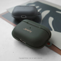 AirPods Pro 客製文字 保護套 TPU收納盒 附掛勾 可刻字