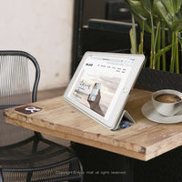 iPad case 12.9/Air5/iPad 8/mini5微醺小藍莓 皮革平板保護套