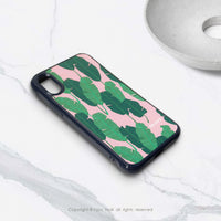 iPhone 14/14 Pro/13/12/11/SE3 浪漫仲夏之葉 耐撞擊邊框手機殼