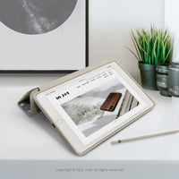 iPad case 12.9/Air5/iPad 8/mini5微醺小藍莓 皮革平板保護套