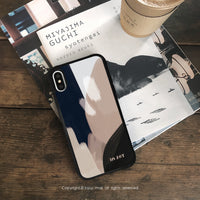 iPhone 17/16 手機殼∣低調中性幾何色塊 MagSafe 磁吸手機殼