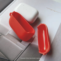 AirPods / AirPods Pro 融化柴柴 保護套 TPU收納盒 附掛勾