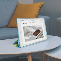 iPad 12.9/Air5/iPad 8/mini5系列清甜英國梨 皮革平板保護套