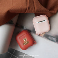 AirPods / AirPods Pro 融化柴柴 保護套 TPU收納盒 附掛勾