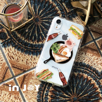 iPhone 13/13pro/12/11/SE3早安豬瘋可樂 防摔 空壓殼 流沙殼