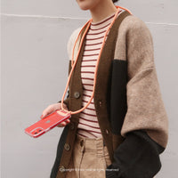 iPhone 16/15/14/13/12/SE3 慢步調旅行 二合一防摔背繩手機殼