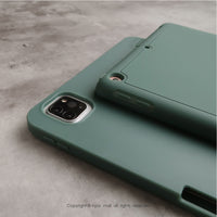 iPad case 12.9/Air5/iPad 9/mini 7 晨靜的森林 附筆槽平板保護套
