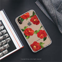 iPhone 17/16 手機殼∣優雅山茶花 MagSafe 磁吸手機殼