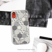 iPhone 16/15/14/13/12/SE3 復古歐式花磚 透明耐衝擊防摔手機殼