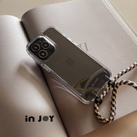 iPhone 16/15/14/13/12/SE3 換日線旅程 二合一防摔背繩手機殼