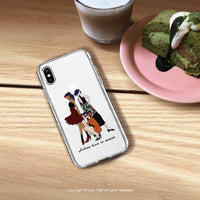 iPhone 14/14 Pro/13/12/11/SE3 姐妹們派對時間 透明耐衝擊防摔手機殼