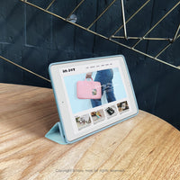 iPad 12.9/Air5/iPad 9/mini7系列 寧靜的雨天 皮革平板保護套