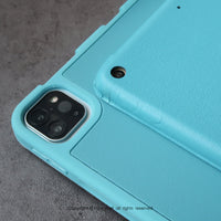 iPad 12.9/Air5/iPad 9/mini7系列 寧靜的雨天 皮革平板保護套