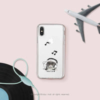 iPhone 14/14 Pro/13/12/11/SE3 ROCK毛孩 透明耐衝擊防摔手機殼