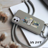 iPhone 17/16/15/14/13/12/SE3 阿波羅神話 二合一防摔背繩手機殼