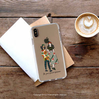 iPhone 14/14 Pro/13/12/11/SE3 當你永遠的朋友 透明耐衝擊防摔手機殼