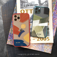 iPhone 13/13pro/12/11/SE3彩虹星冰樂輕巧耐撞擊邊框手機殼