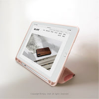 iPad case 12.9/Air5/iPad 9/mini7 戀戀水蜜桃 皮革平板保護套