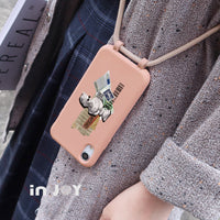 iPhone 17/16/15/14/13/12/SE3 遇見柏倫斯 二合一防摔背繩手機殼