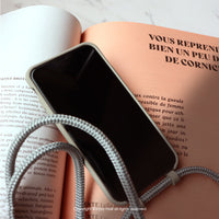 iPhone 17/16/15/14/13/12/SE3 經典皮紋相機 二合一防摔背繩手機殼