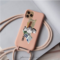 iPhone 17/16/15/14/13/12/SE3 遇見柏倫斯 二合一防摔背繩手機殼