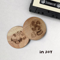 【超幽默人生系列】懷舊風潮旅行時光機原木磁鐵開罐器紅酒開瓶器