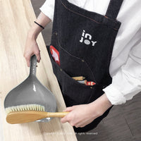 餐廳 咖啡廳 工作室 掛脖式 單寧牛仔布 工作圍裙 可加購刻字