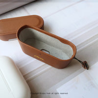 AirPods Pro 記得美好客製文字 經典真皮 防摔 帶手繩保護套